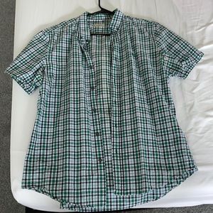 Burberry Brit button up short sleeve Large Size